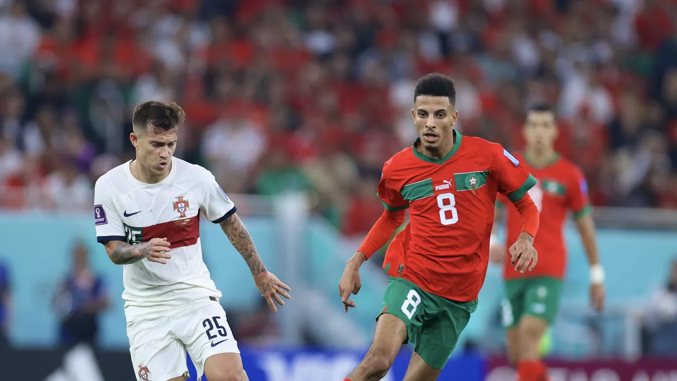 Morocco v Portugal: Quarter Final - FIFA World Cup 2022 2022,FIFA,Football,Morocco,Portugal,Qatar,quarter final,Soccer,s Square Horizontal 