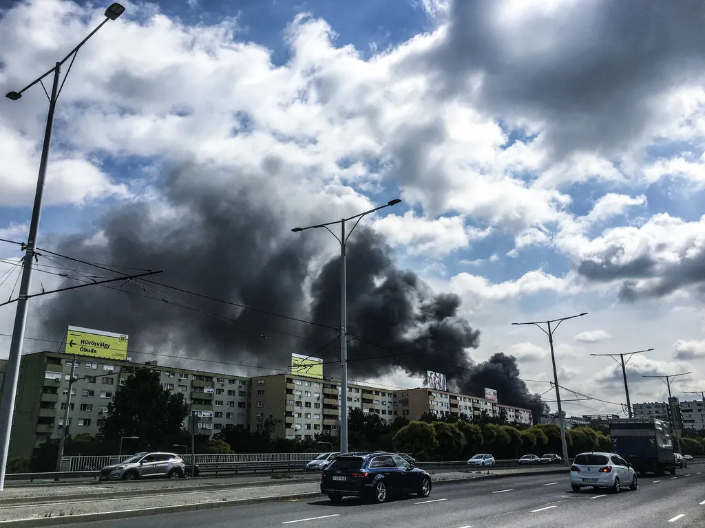 Tűz a 13. kerületben, Frangepán utca 