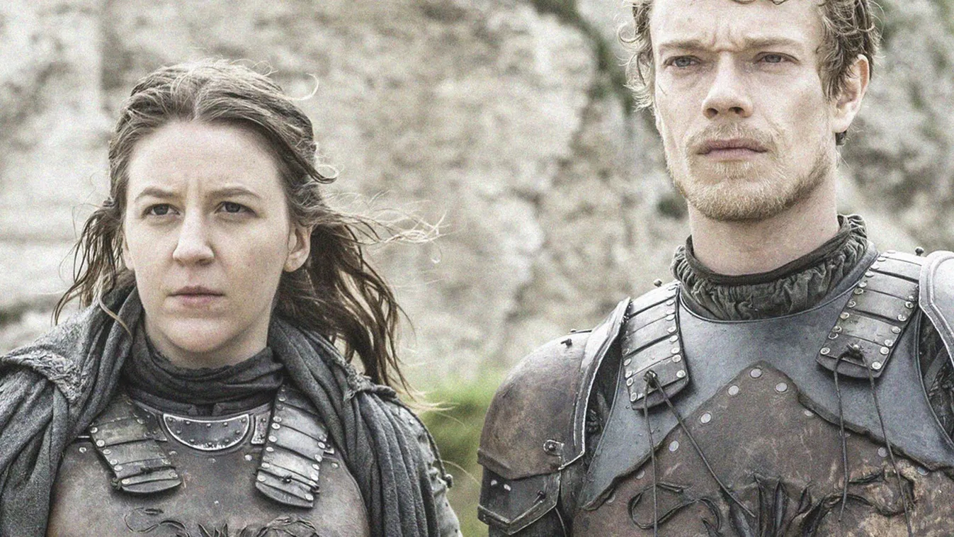 Gemma Whelan és Alfie Allen a Trónok harcában 