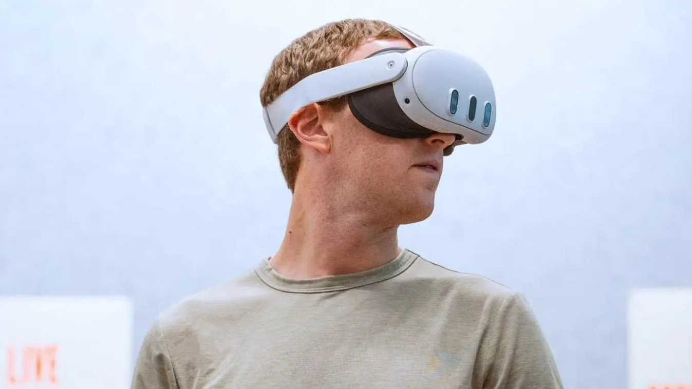 mark zuckerberg meta quest 3 vr virtuális valóság headset fejsisak 