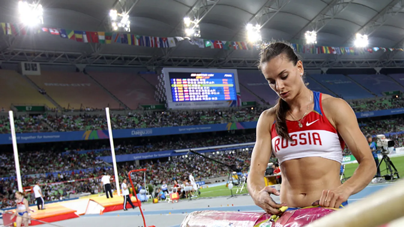monológ, magukban beszélő sportolók, Jelena Iszinbajeva, orosz rúdugró 