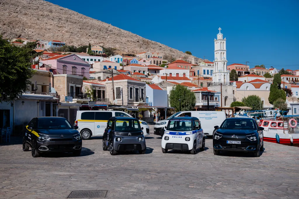 Stellantis, Halki, Görögország, ellepik a villanyautók a görög szigeteket, elektromos, autó, közlekedés, Citroën, Citroen, 2021 