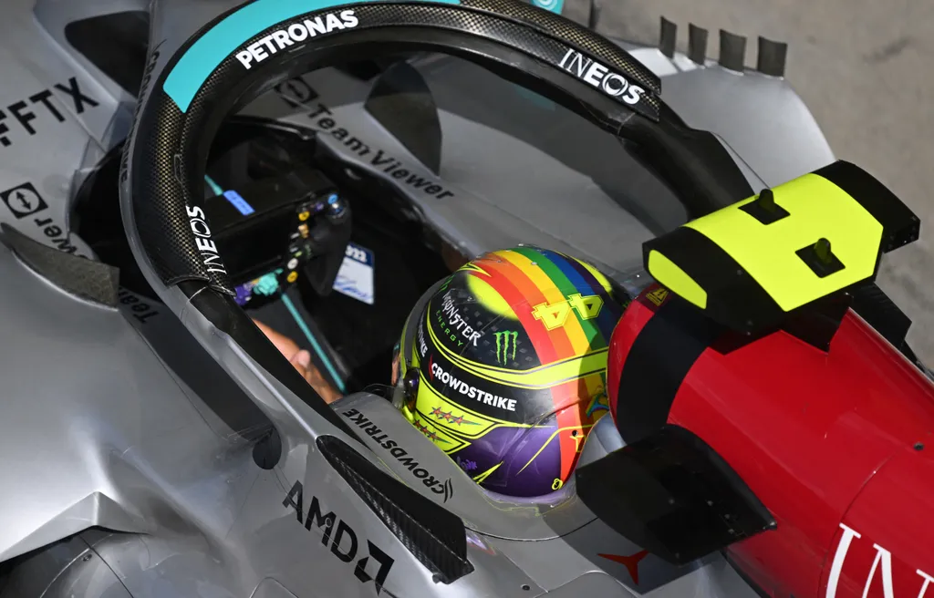 Forma-1, Lewis Hamilton, Mercedes, Olasz Nagydíj 2022, péntek 