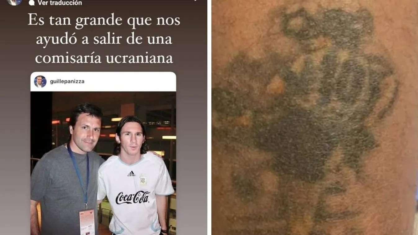 Maradona, tetoválás, Messi 