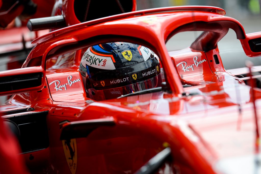 A Forma-1-es Belga Nagydíj szombati napja, Kimi Räikkönen, Scuderia Ferrari 