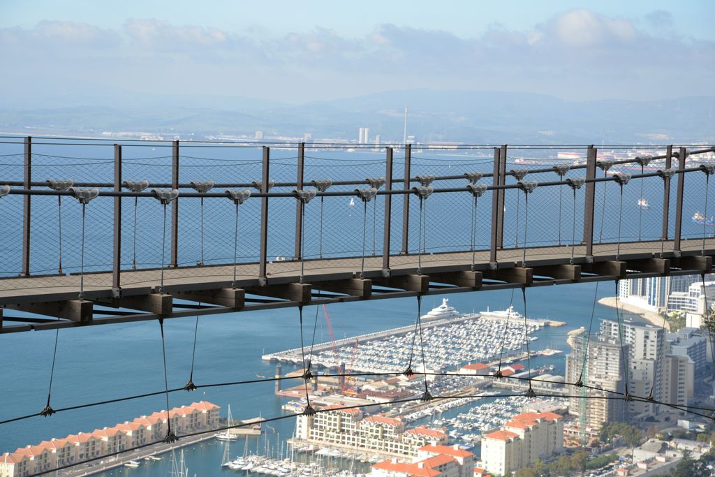 gibraltar, windsor, híd, függőhíd, bridge, gibraltár, gyalogos, panoráma 