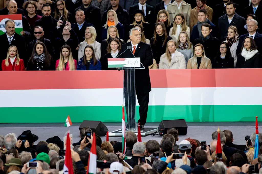 békemenet 2021 október 23 Békemenet Erzsébet tér Orbán Viktor 