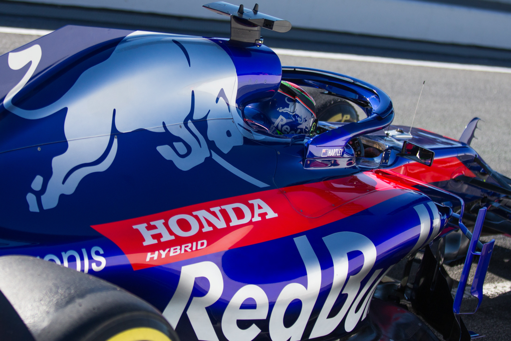 A Forma-1 előszezoni tesztje Barcelonában - 6. nap, Brendon Hartley, Scuderia Toro Rosso Honda 
