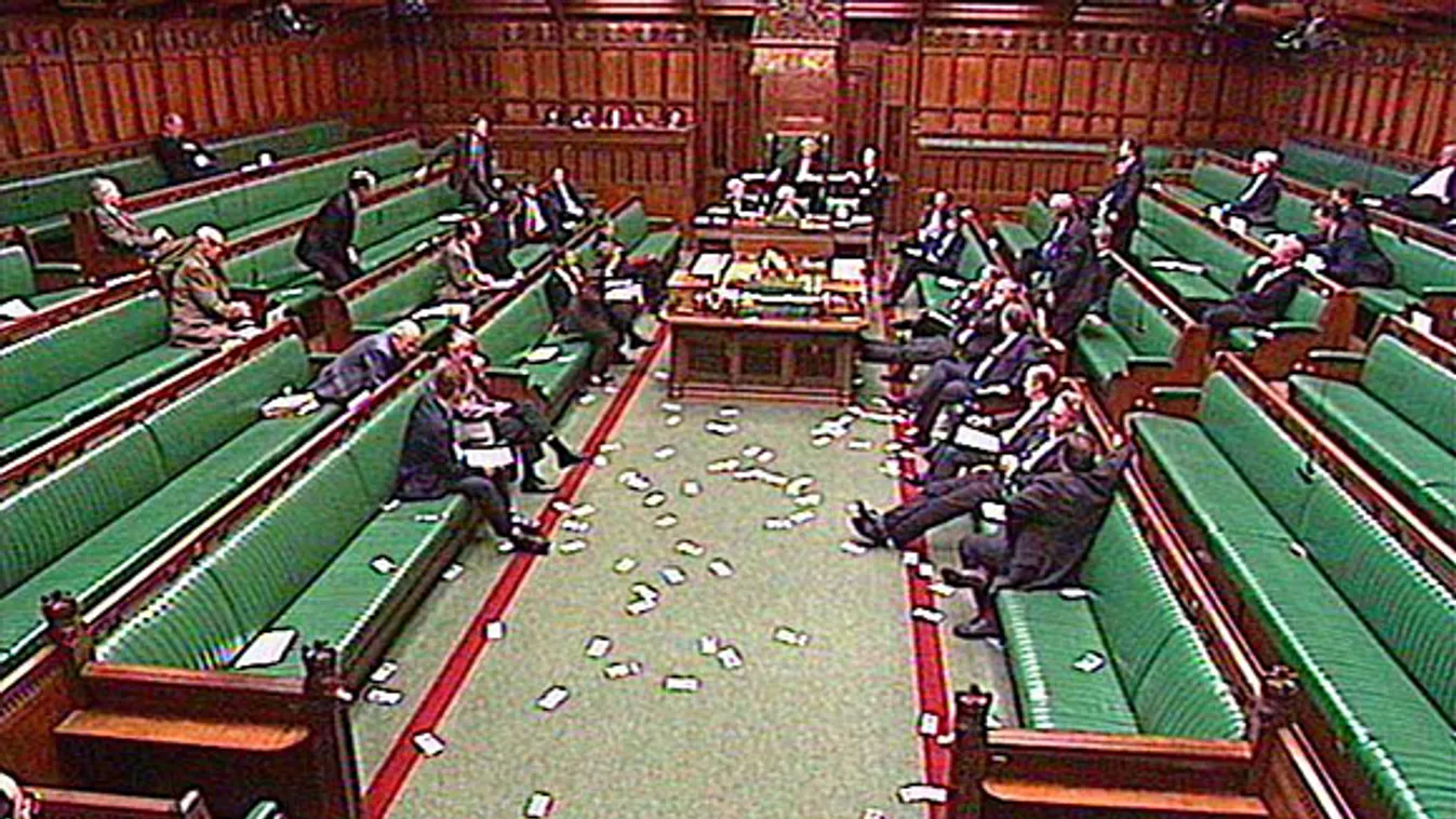 brit parlament, London, alsóház 