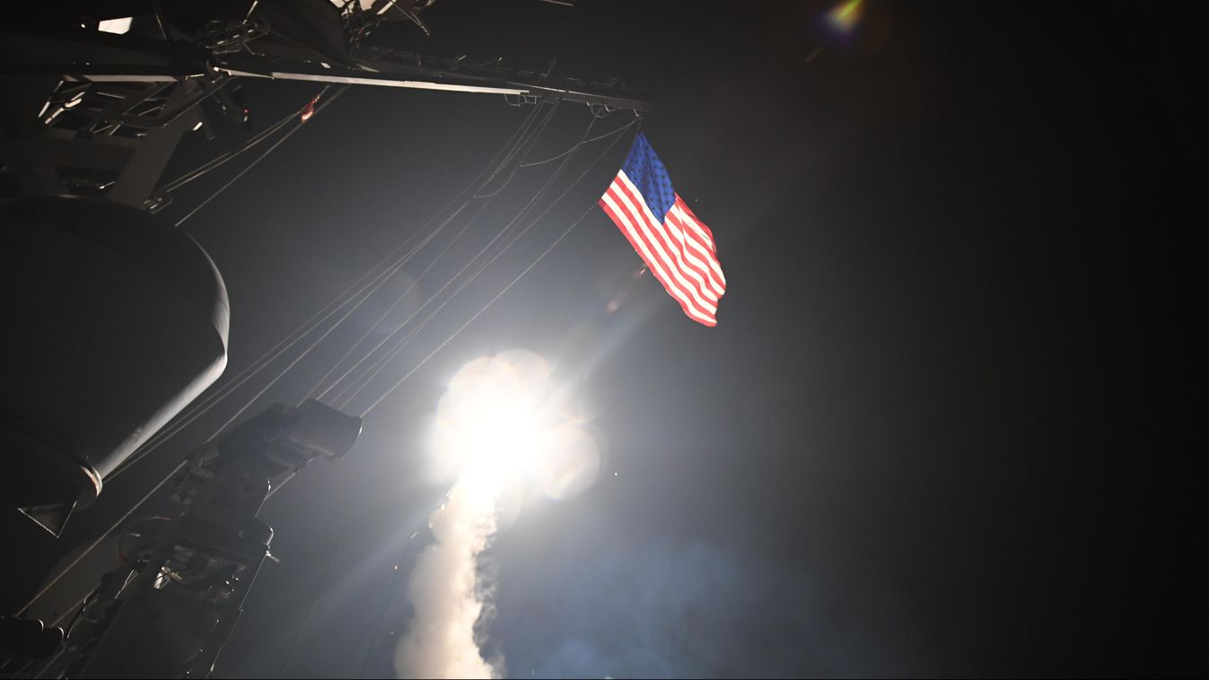 Szíria támadás USA rakéta Trump 