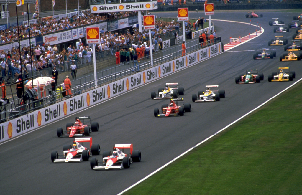 Forma-1, Ayrton Senna, Alain Prost, McLaren-Honda, Brit Nagydíj 1989 