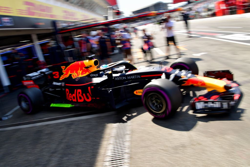 A Forma-1-es Német Nagydíj pénteki napja, Daniel Ricciardo, Red Bull Racing 