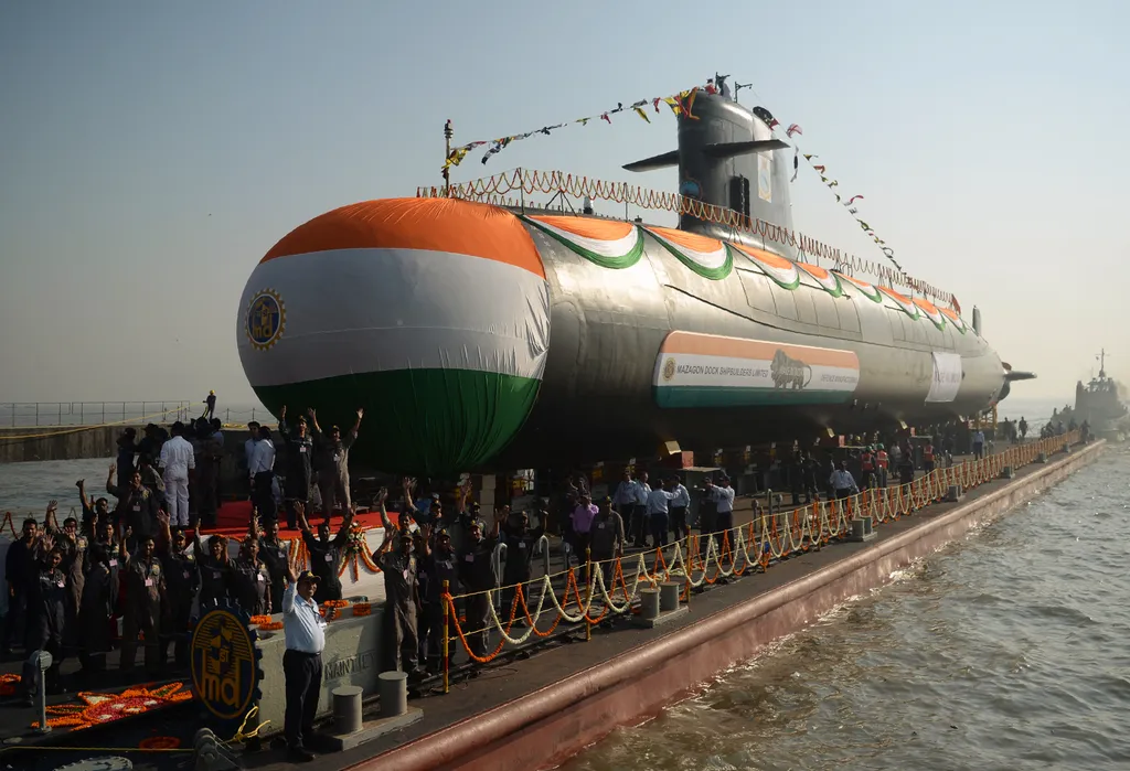 INS Karanj Indiai tengeralattjáró 2018. 