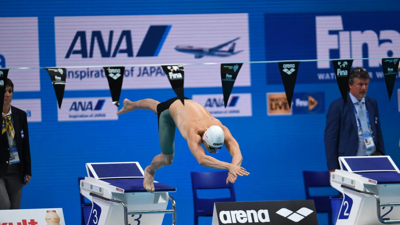 Úszás Vizes VB, FINA2017, férfi 400 méter vegyes, döntő, Verrasztó Dávid 
