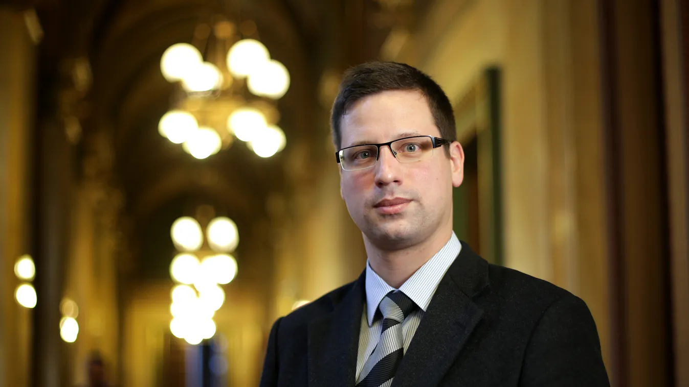Gulyás Gergely, a Fidesz új alelnöke ad interjút Kovács Andrásnak 2015 december 15-én 