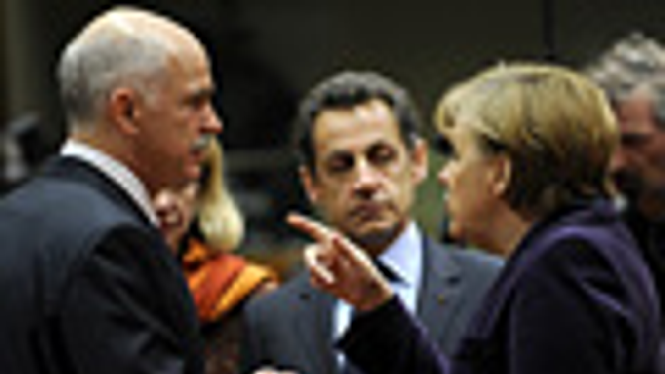 EU, Eurózóna, Európai Unió, Angela Merkel, Nicolas Sarkozy, George A. Papandreou, görög miniszterelnök