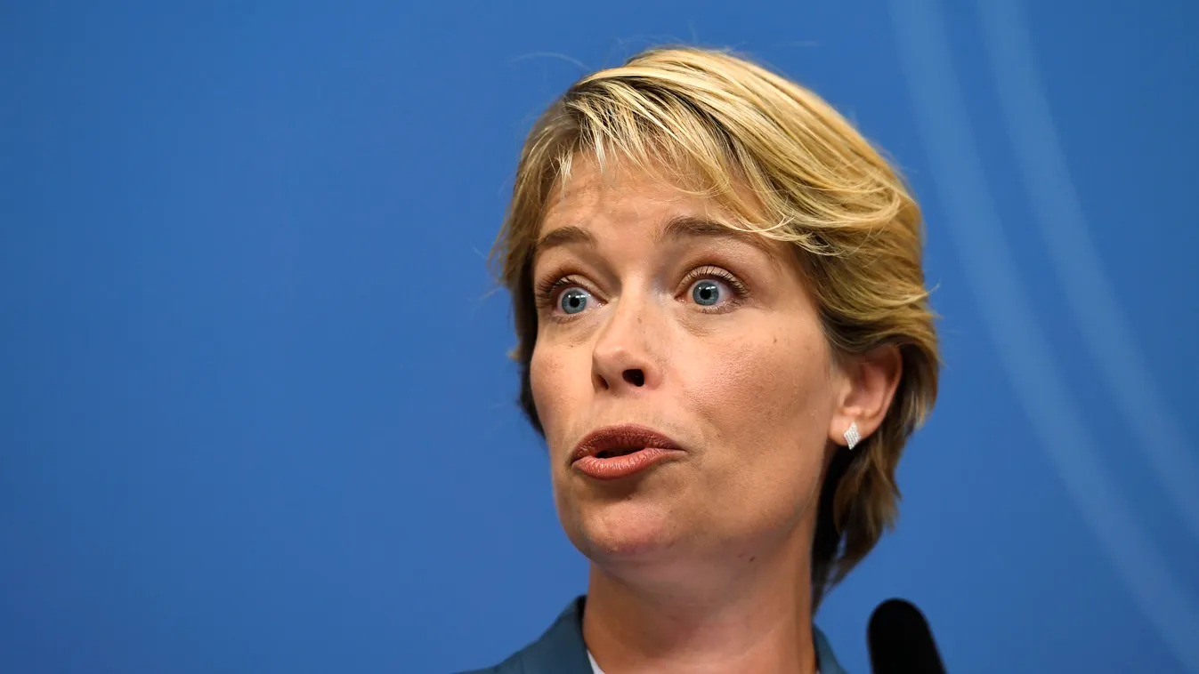 Annika Strandhäll, svéd szociális ügyekért felelős miniszter 
