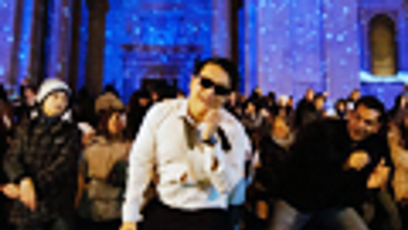 Gangnam Style-flashmob Budapesten