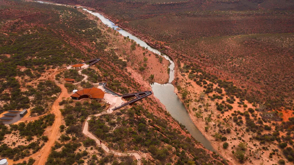 Kalbarri, Skywalk, Ausztrália, kilátó, 