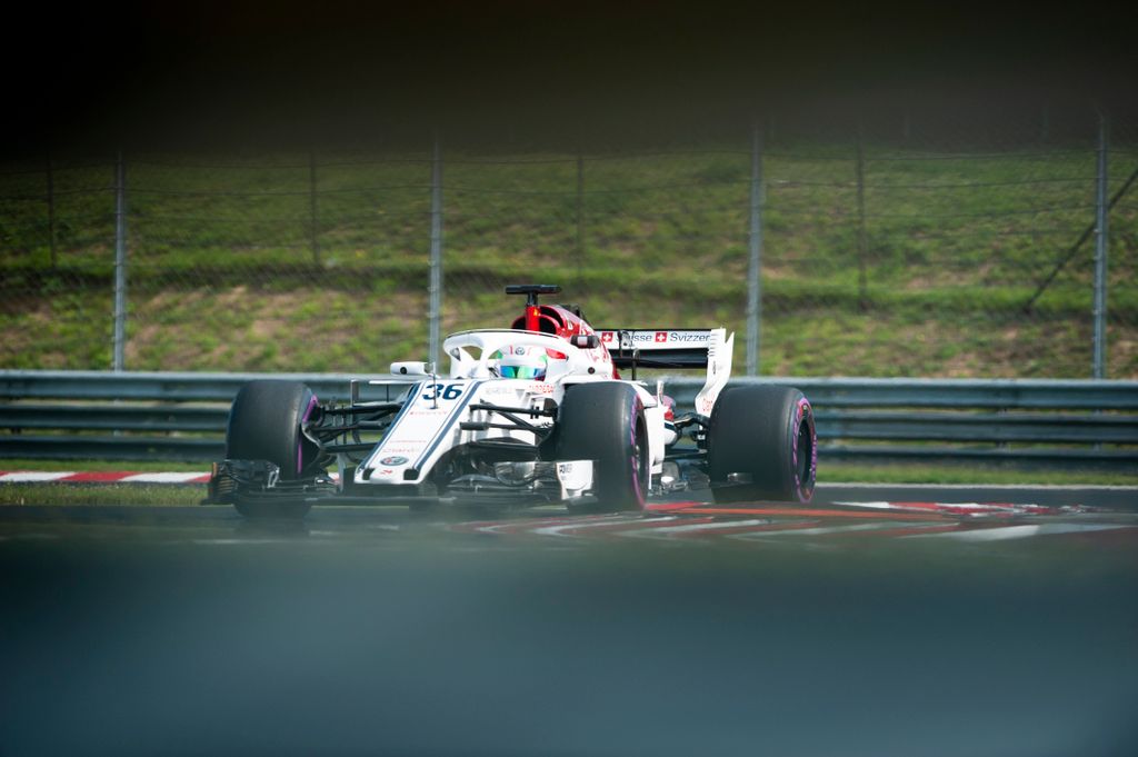 F1-es tesztelés a Hungaroringen, 2. nap, Antonio Giovinazzi, Alfa Romeo Sauber 