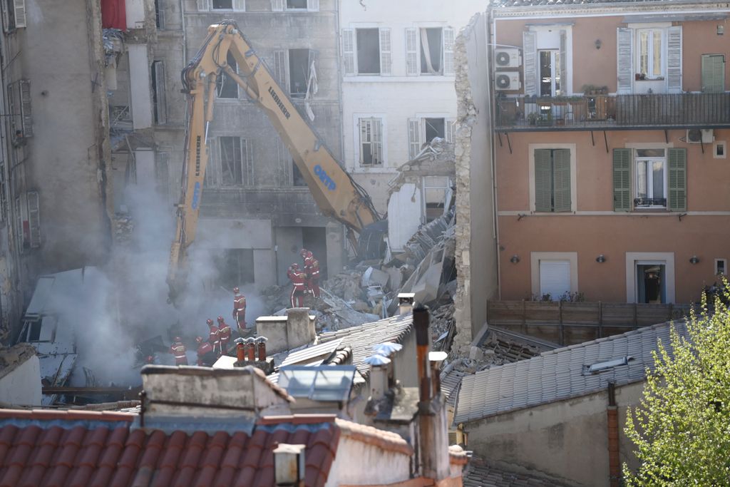 emergency building Horizontal, Franciaország, Marseille, házomlás 