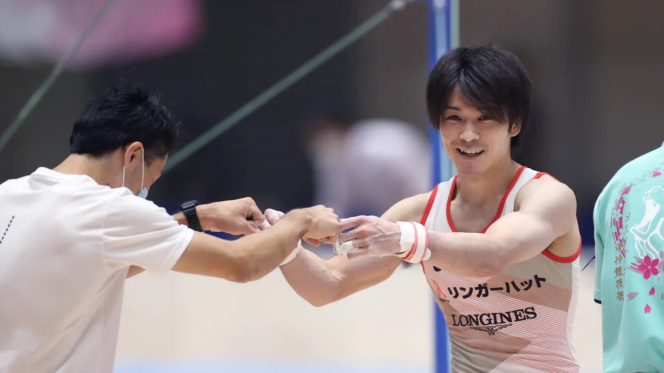 Kohei Uchimura / All-Japan Senior Championships Kohei Uchimura GYMNASTICS gym physical exercises work artistic Olympic Olympics medalist 