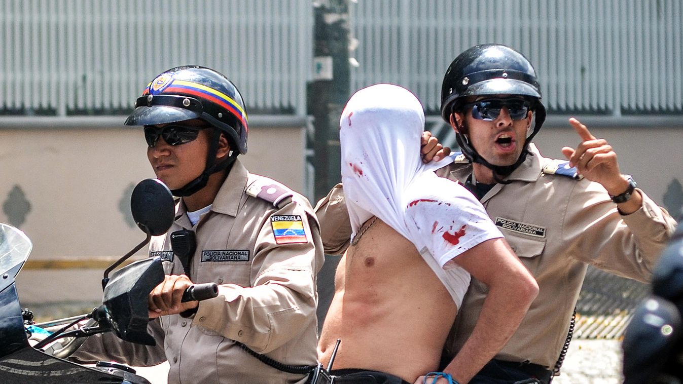 Caracas rendőrök 