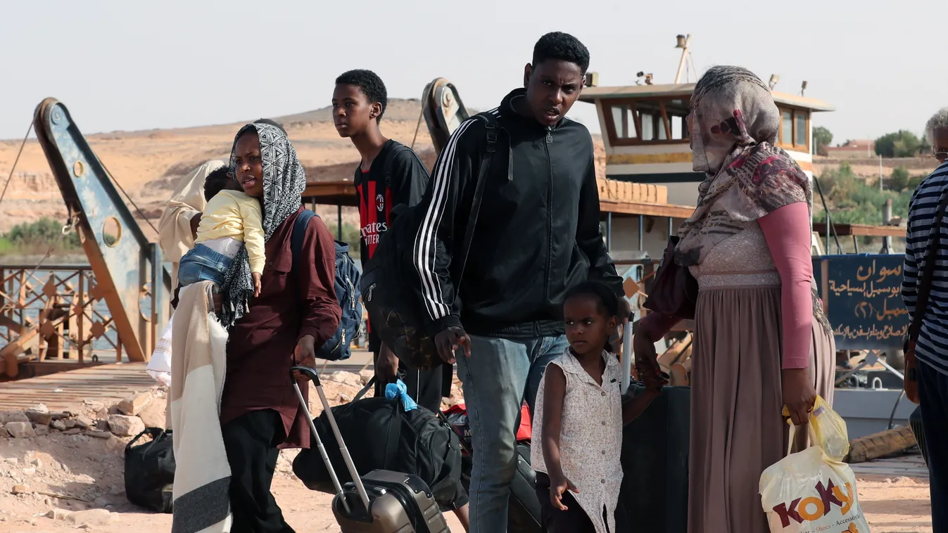 Szudán, háború, menekült 