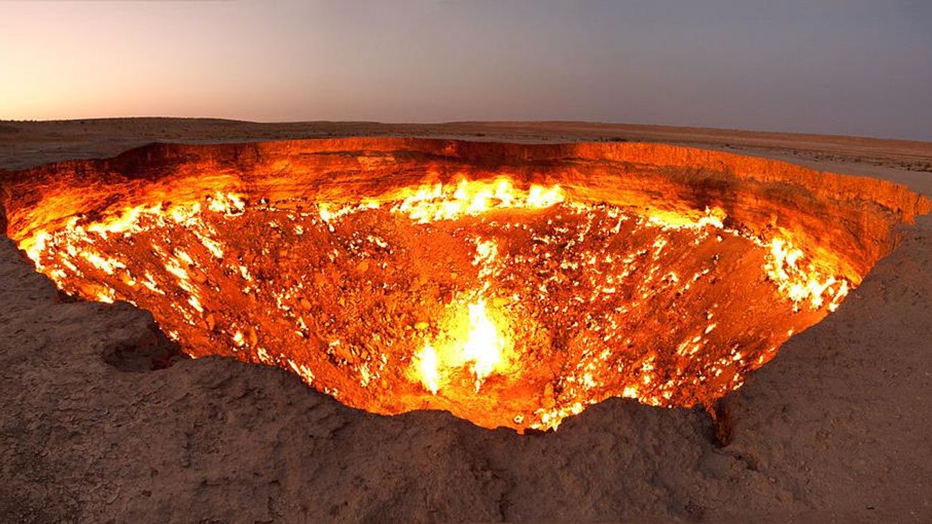 A Pokol kapuja Derweze, Türkmenisztán 