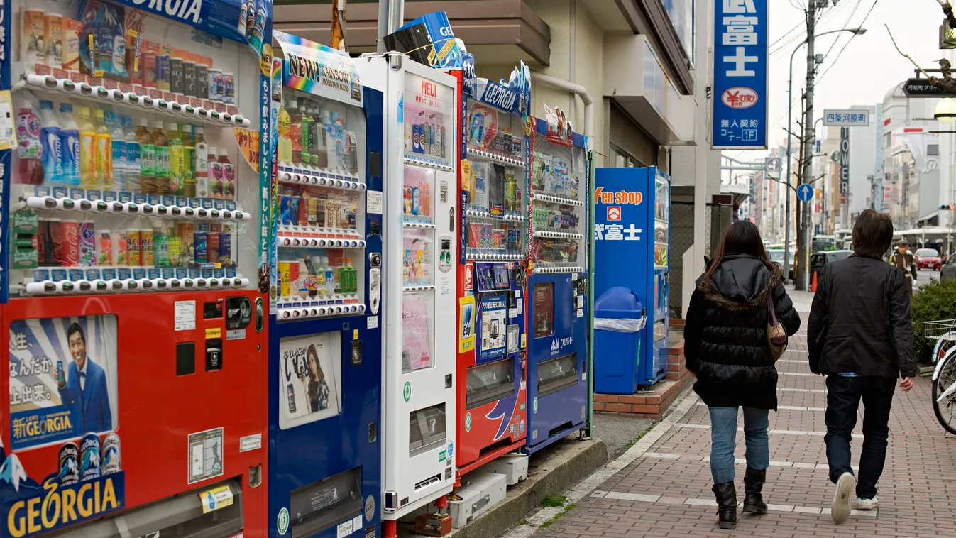 Japán és az ital/étel automaták, italautomata, ételautomata 