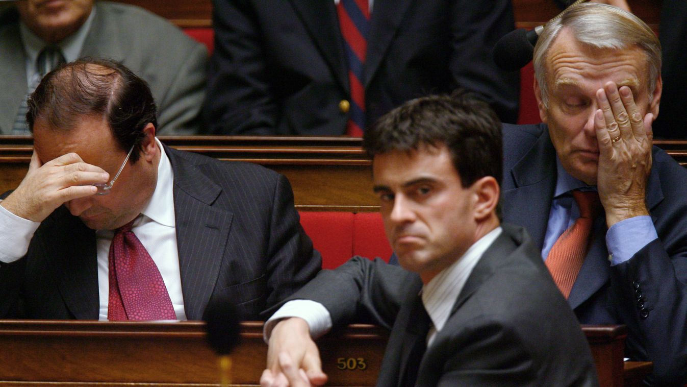 francia kormányátalakítás,  szocialista választási vereség, Francois Hollande, Manuel Valls és Jean-Marc Ayrault 