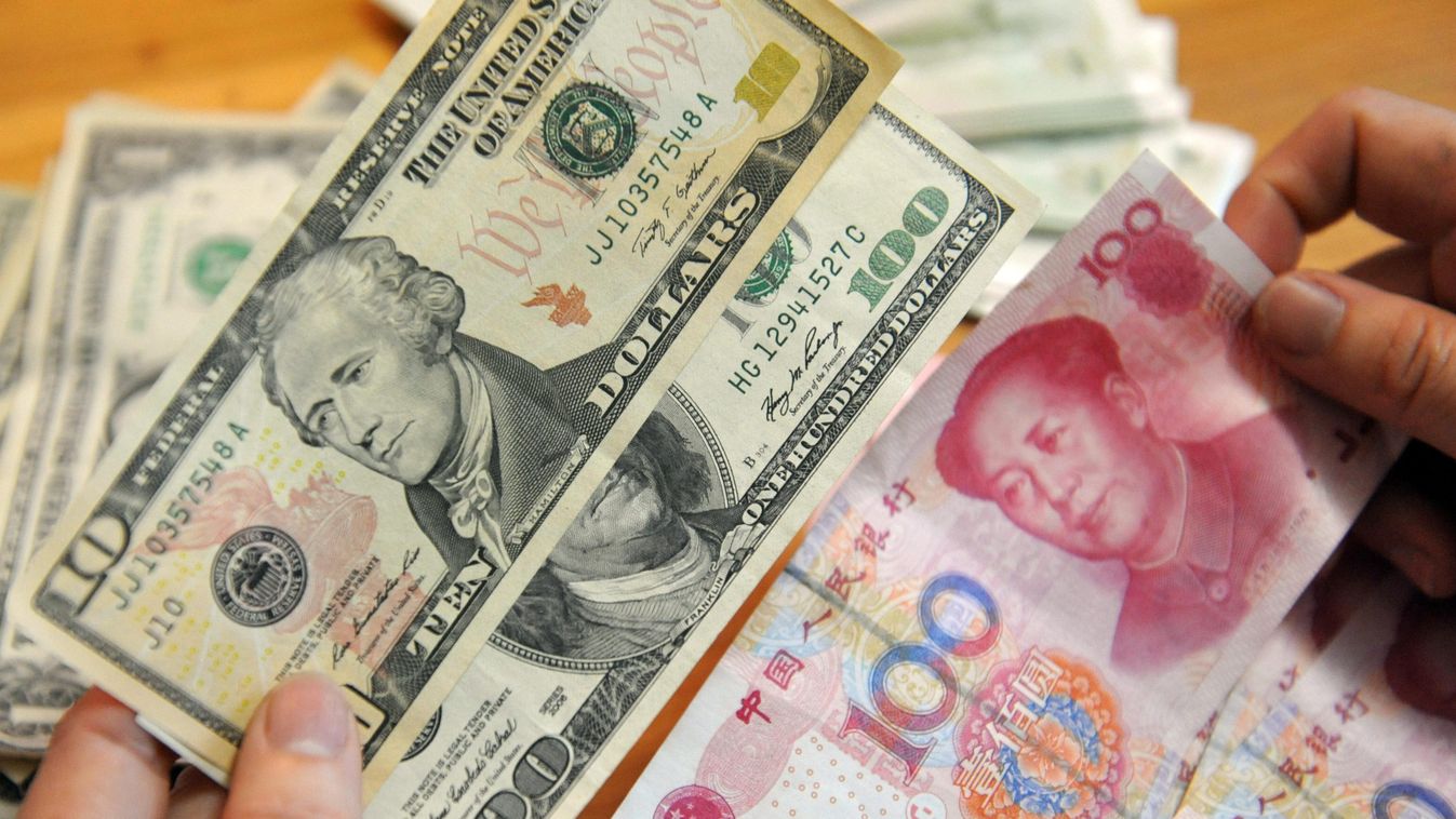 Kína, dollár, jüan, pénz 