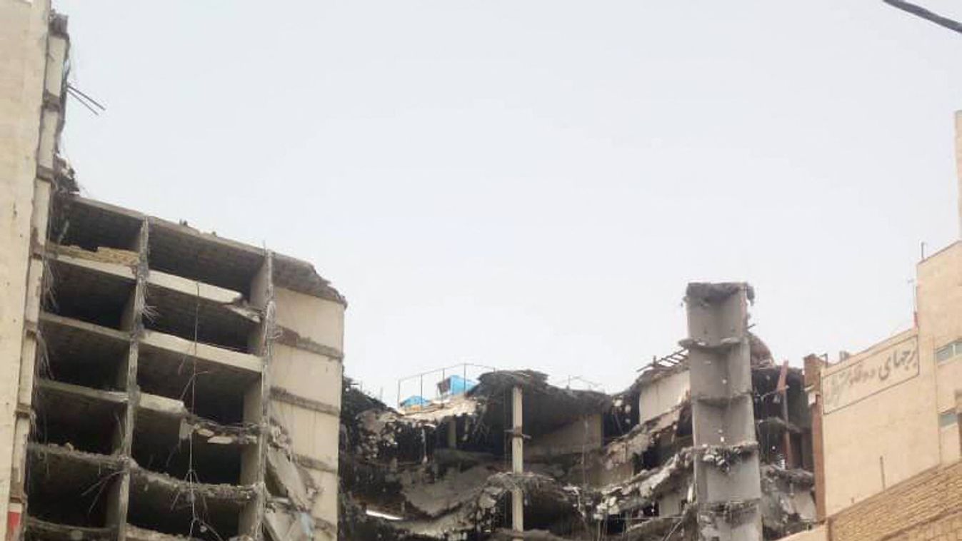 10-storey building collapses in Iran Abadan,building,collapse,damage,fall down,Iran,Ruin Vertical 