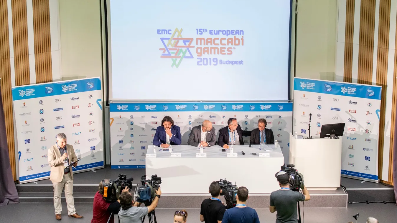 2019-es Maccabi Játékok, European Maccabi Games, sajtótájékoztató, 2019.07.29. 