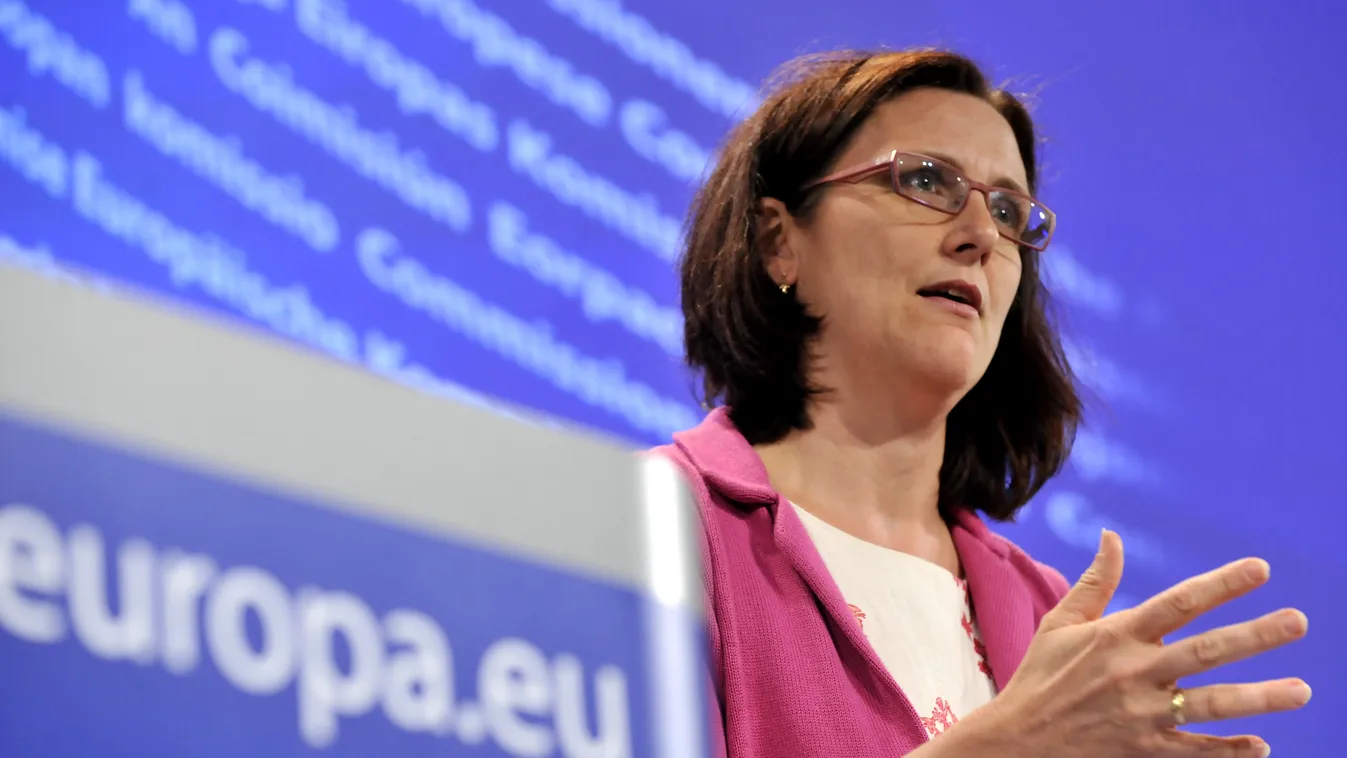 Cecilia Malström uniós biztosról egy fotó 