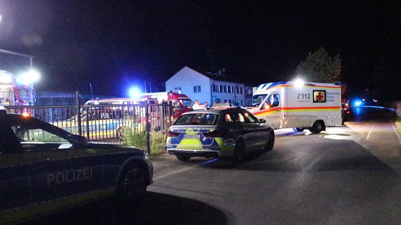 Knife attack in Kressbronn Crime, Law and Justice Refugee shelter Horizontal CRIME 