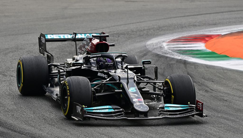 Forma-1, Lewis Hamilton, Mercedes, Olasz Nagydíj 2021, péntek 