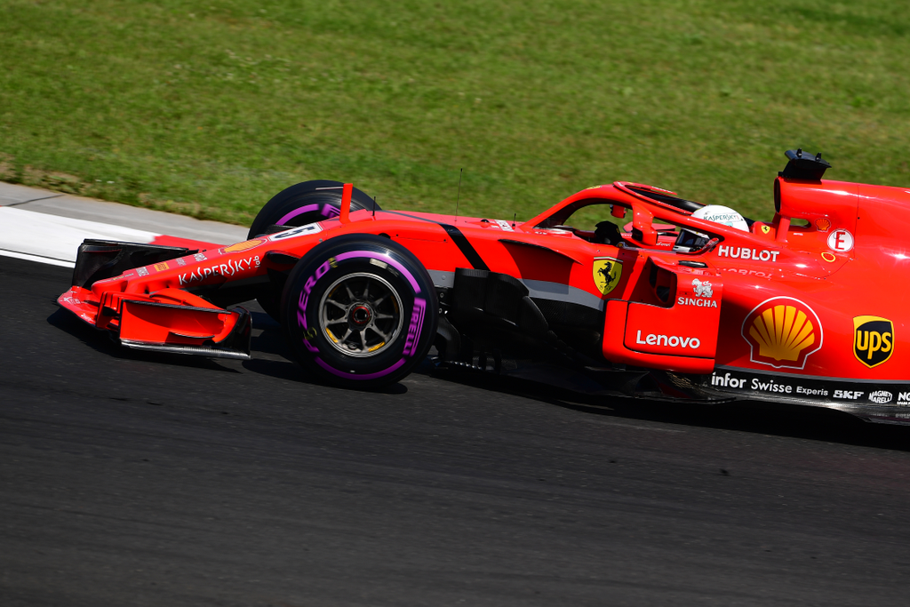A Forma-1-es Magyar Nagydíj szombati napja, Sebastian Vettel, Ferrari 