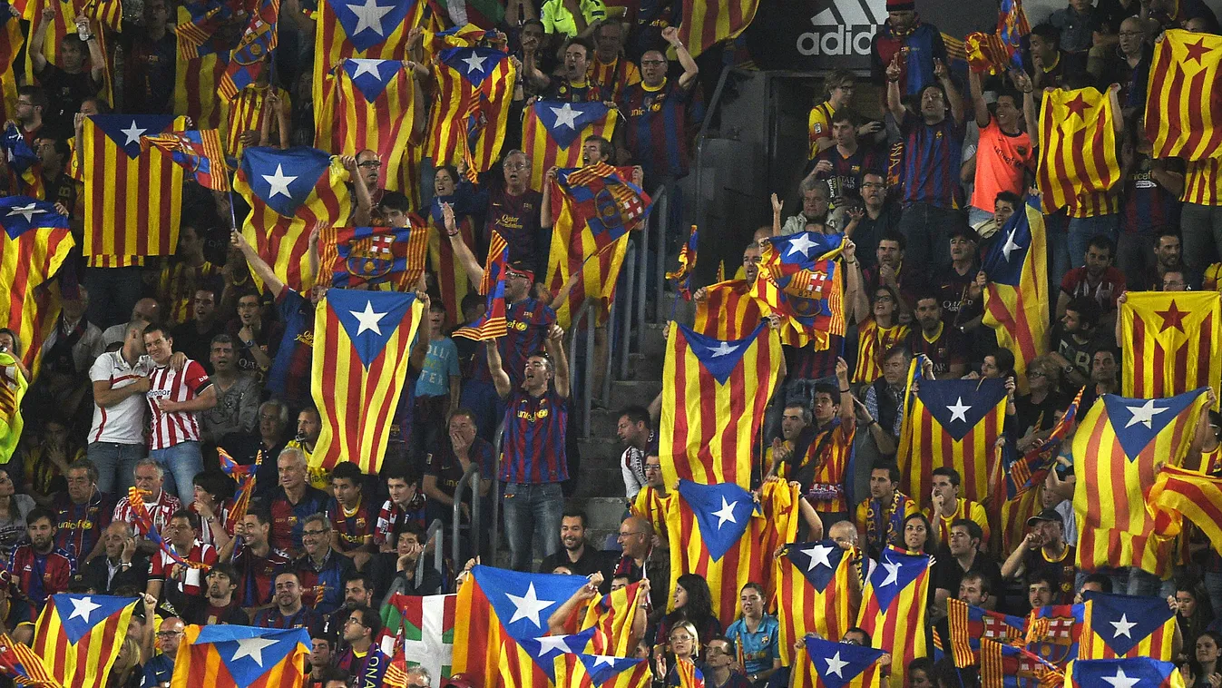 barcelona katalán zászló 