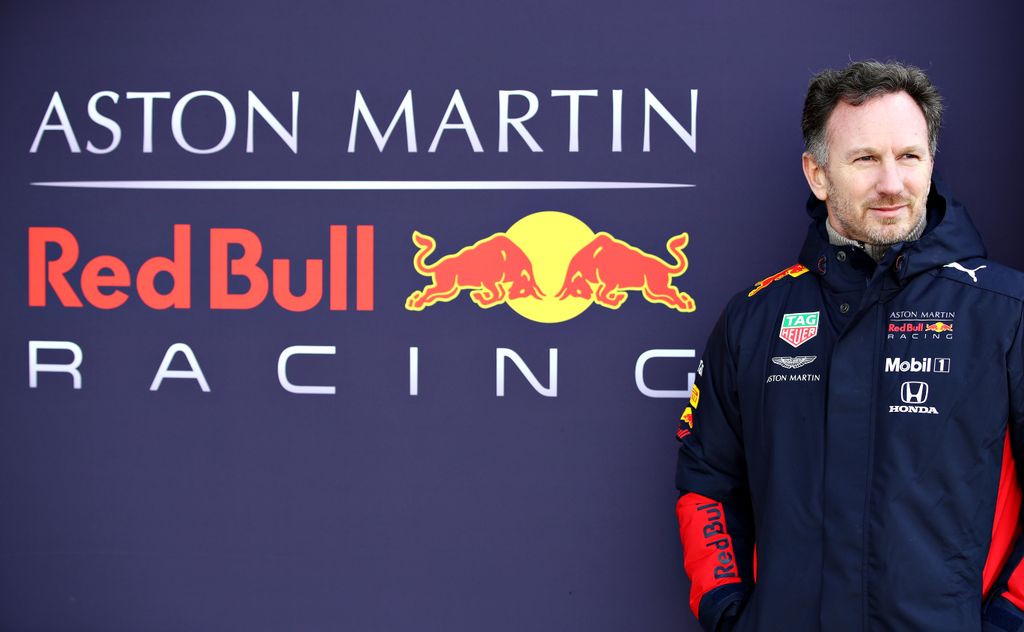 Forma-1, Christian Horner, Red Bull Racing, Red Bull RB16 bejáratás Silverstone 