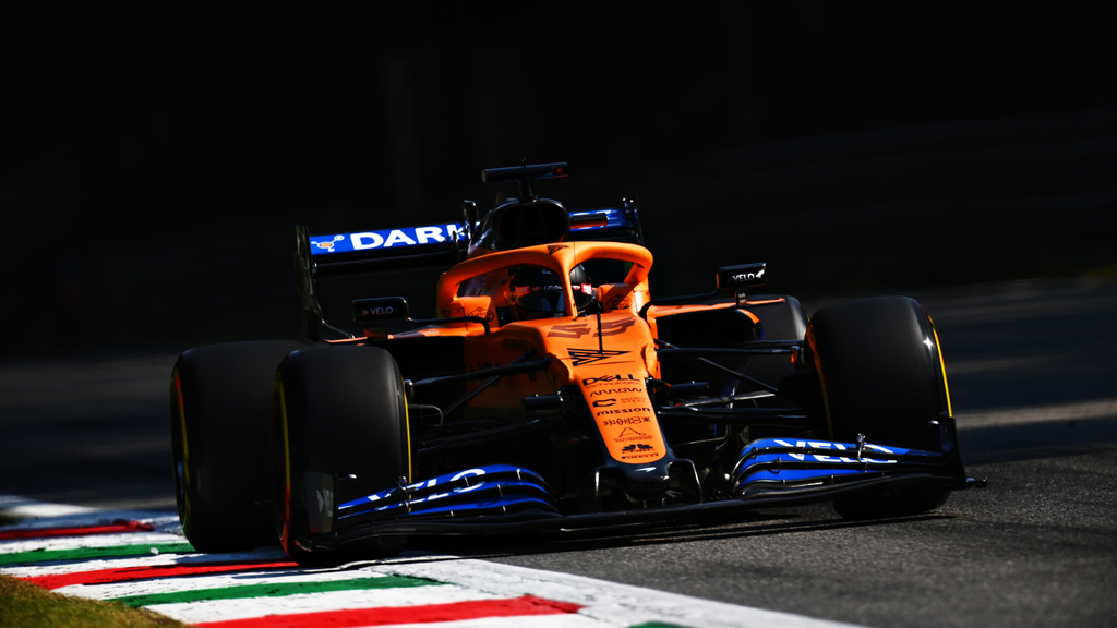 Forma-1, Carlos Sainz, McLaren, Olasz Nagydíj 2020, péntek 