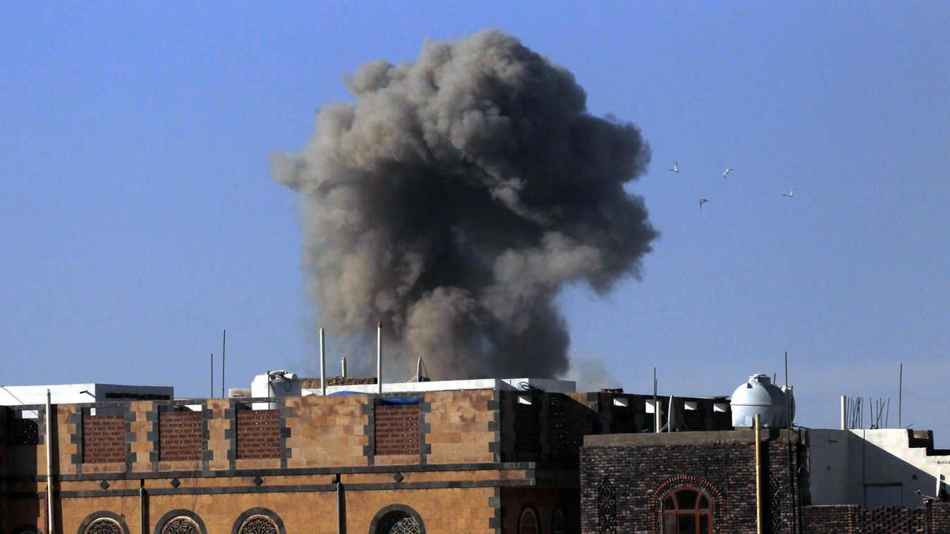Bombázás Jemenben 