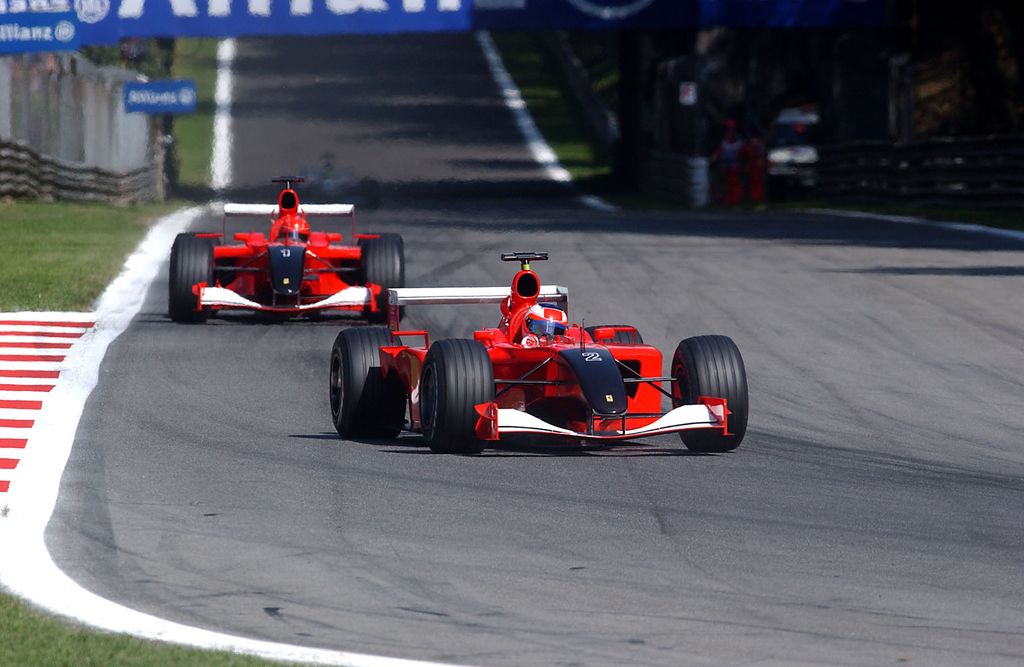 Forma-1, Olasz Nagydíj 2001, Scuderia Ferrari, Rubens Barrichello, Michael Schumacher 