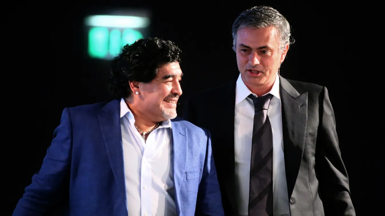 Horizontal, Diego Maradona, José Mourinho 