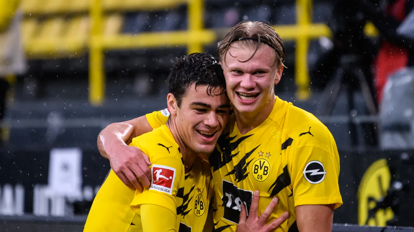 Giovanni Reyna Erling Haaland Borussia Dortmund 