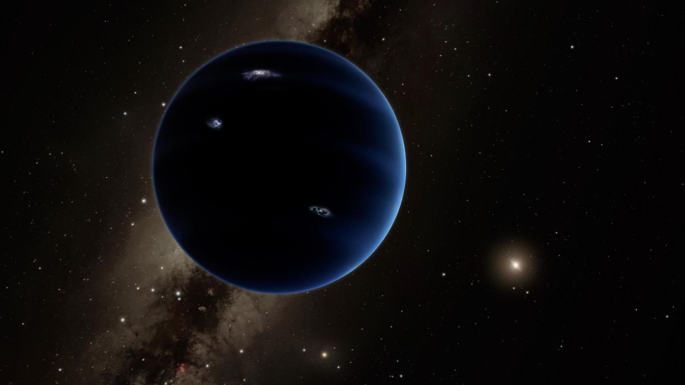 Egy művészi illusztráció szerint így nézhet ki a kilencedik bolygó 