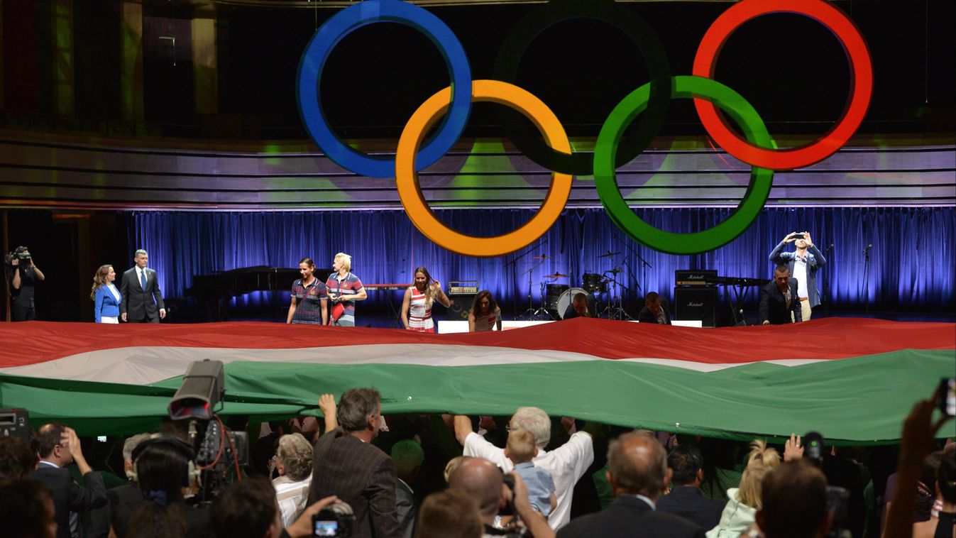 a riói nyári olimpián résztvevő magyar sportolók ünnepélyes fogadalomtétele 