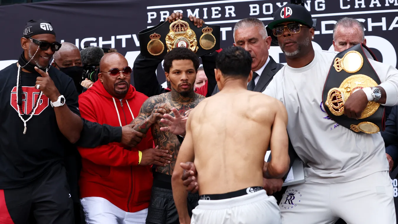 Gervonta Davis v Rolando Romero - Weigh-in GettyImageRank2 Color Image Horizontal SPORT BOXING 
