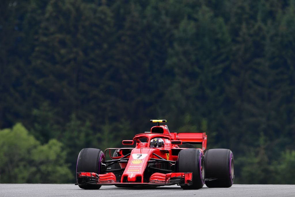 A Forma-1-es Osztrák Nagydíj szombati napja, Kimi Räikkönen, Ferrari 