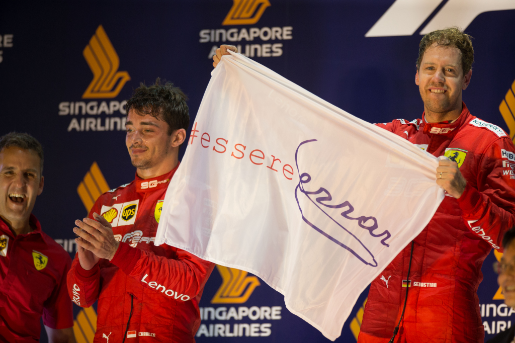 Forma-1, Charles Leclerc, Sebastian Vettel, Scuderia Ferrari, Szingapúri Nagydíj 
